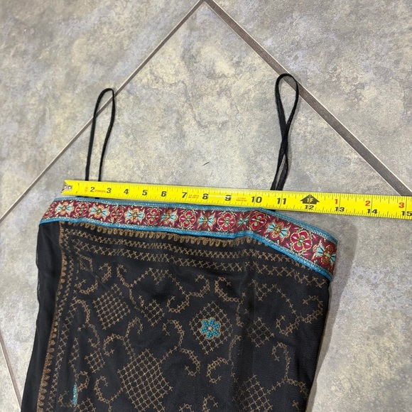 Y2K Bonkers Clothing Co Womens Black Lace Dress Sz S Goth Grunge Dark Romantic - Picture 9 of 11